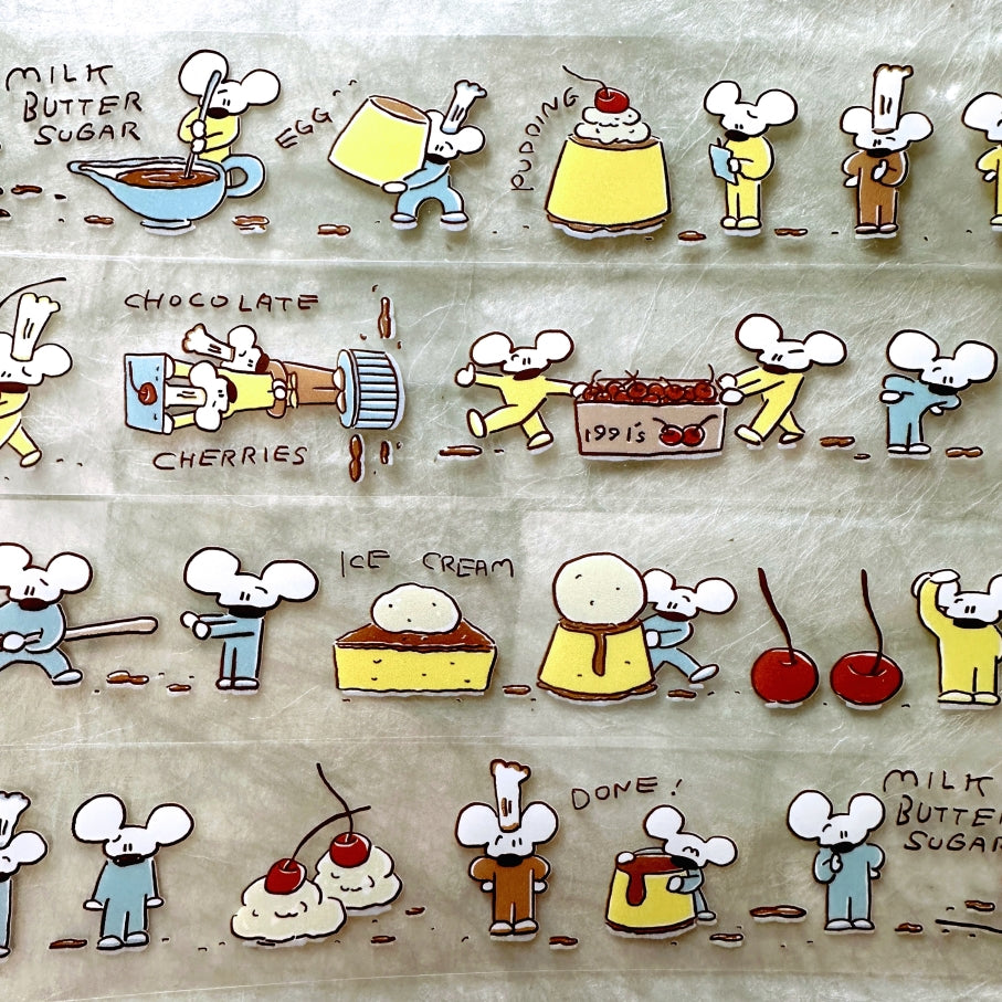 1991w2992 - Pudding Park PET tape SAMPLES