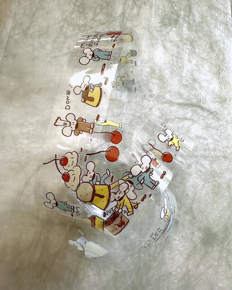 1991w2992 - Pudding Park PET tape SAMPLES