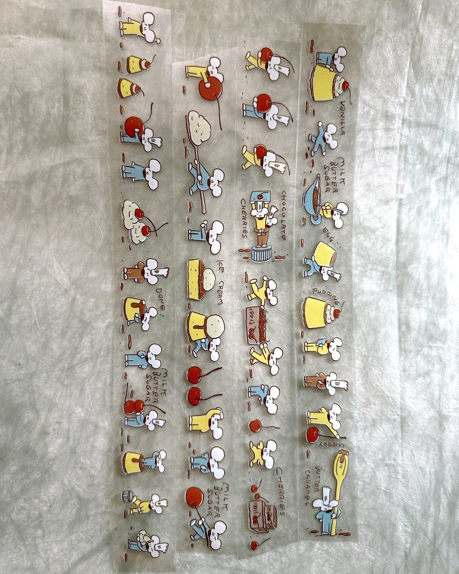 1991w2992 - Pudding Park PET tape SAMPLES