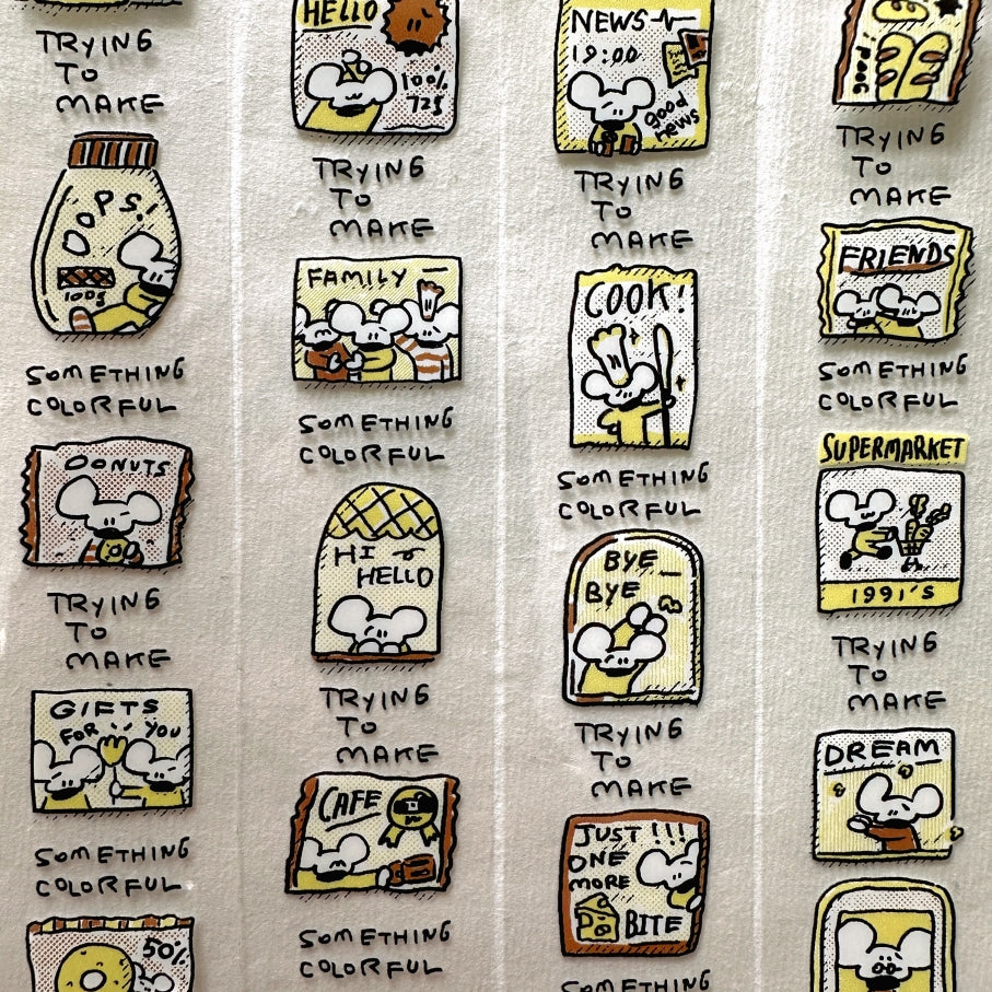 1991w2992 - Mouse Factory PET tape SAMPLES