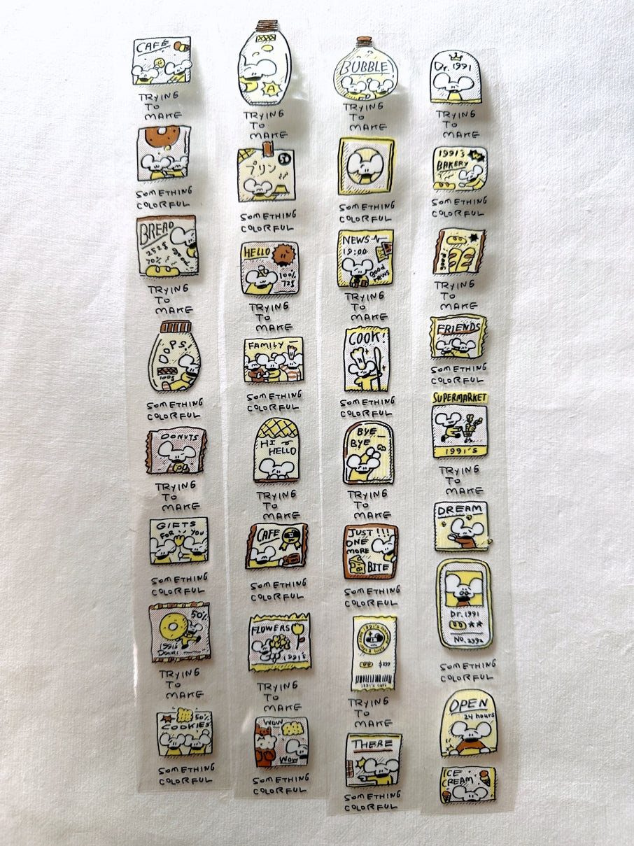 1991w2992 - Mouse Factory PET tape SAMPLES