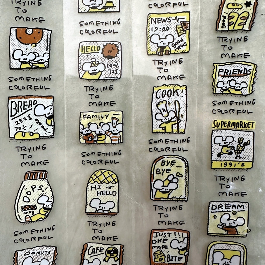1991w2992 - Mouse Factory PET tape SAMPLES
