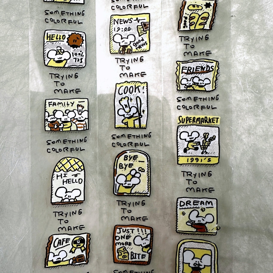 1991w2992 - Mouse Factory PET tape SAMPLES