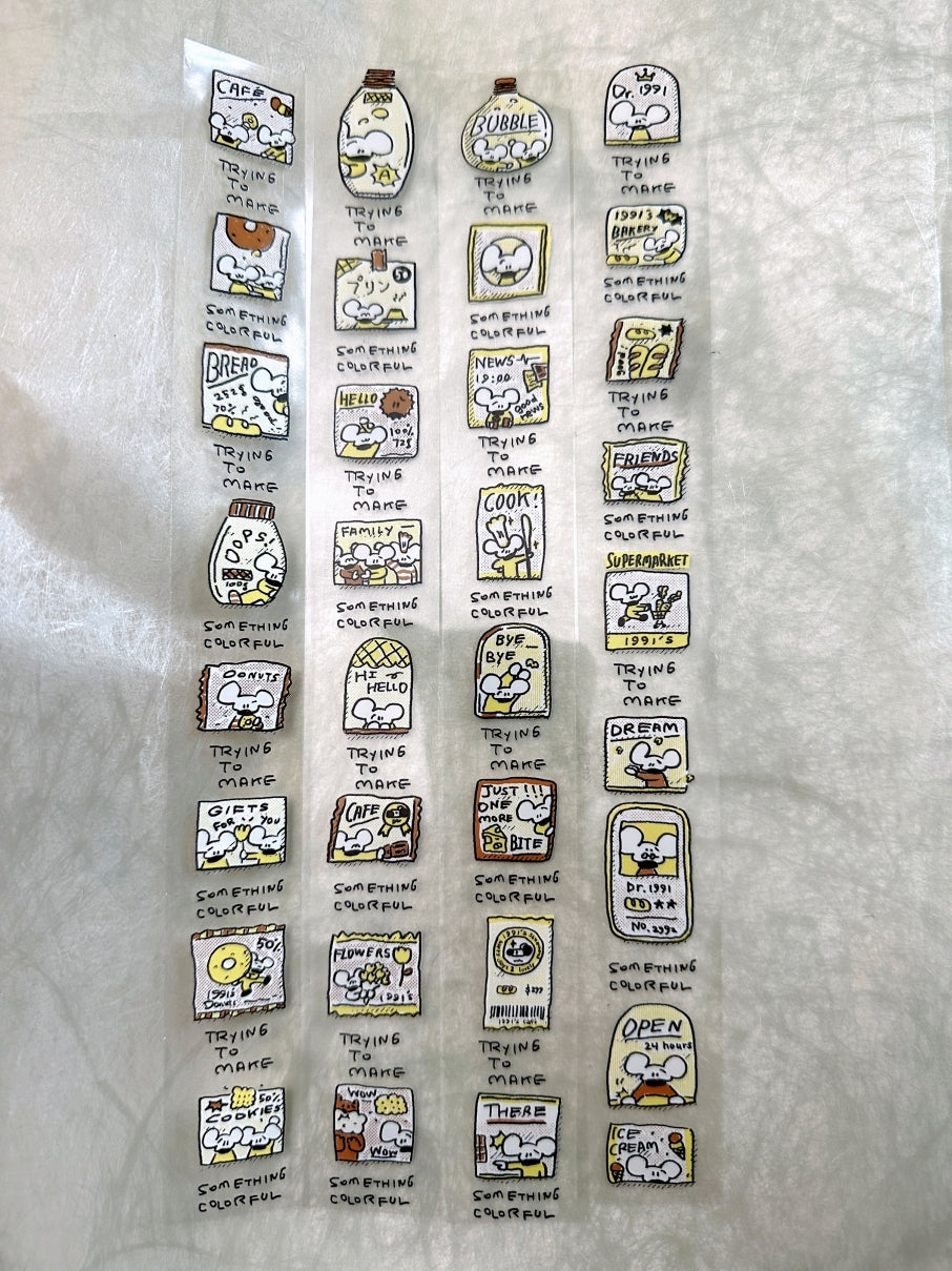 1991w2992 - Mouse Factory PET tape SAMPLES
