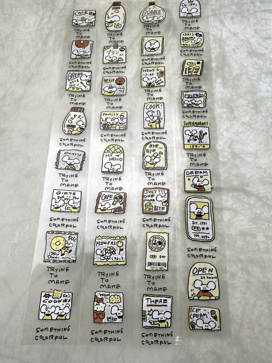 1991w2992 - Mouse Factory PET tape SAMPLES