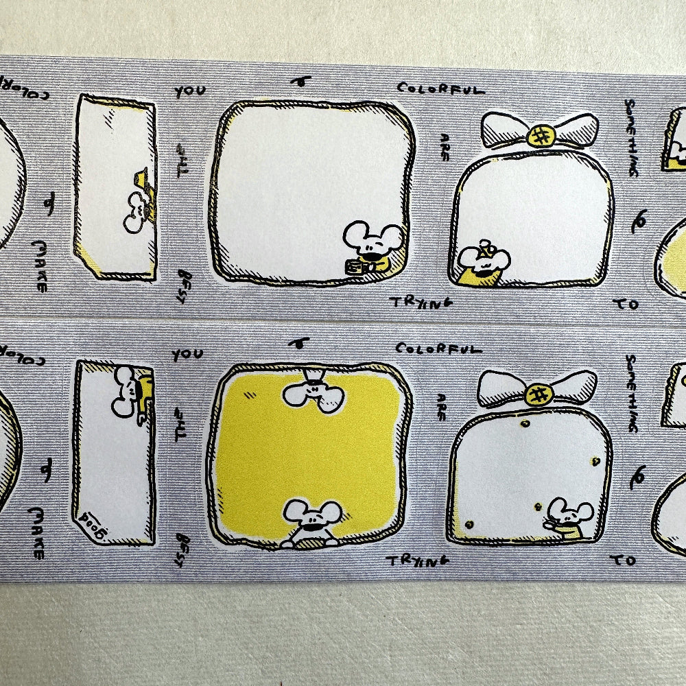 1991w2992 - Day & Night sticky memo roll SAMPLES