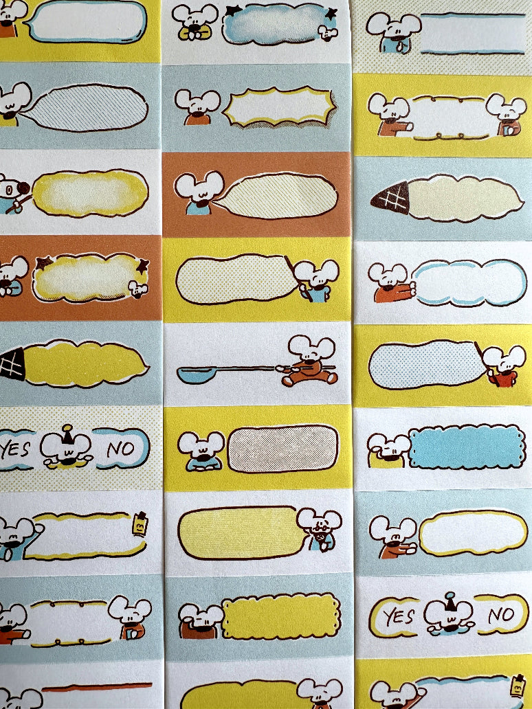 1991w2992 - Daydream die-cut paper tape sticky memo roll SAMPLES