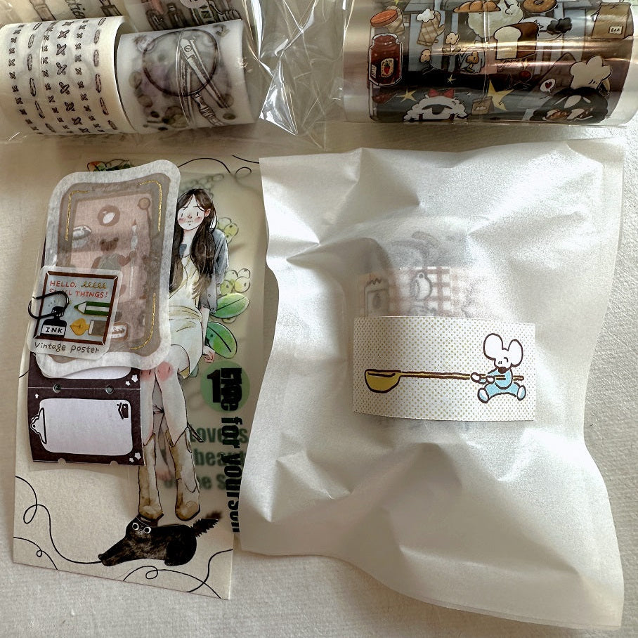 1991w2992 - Daydream die-cut paper tape sticky memo roll SAMPLES