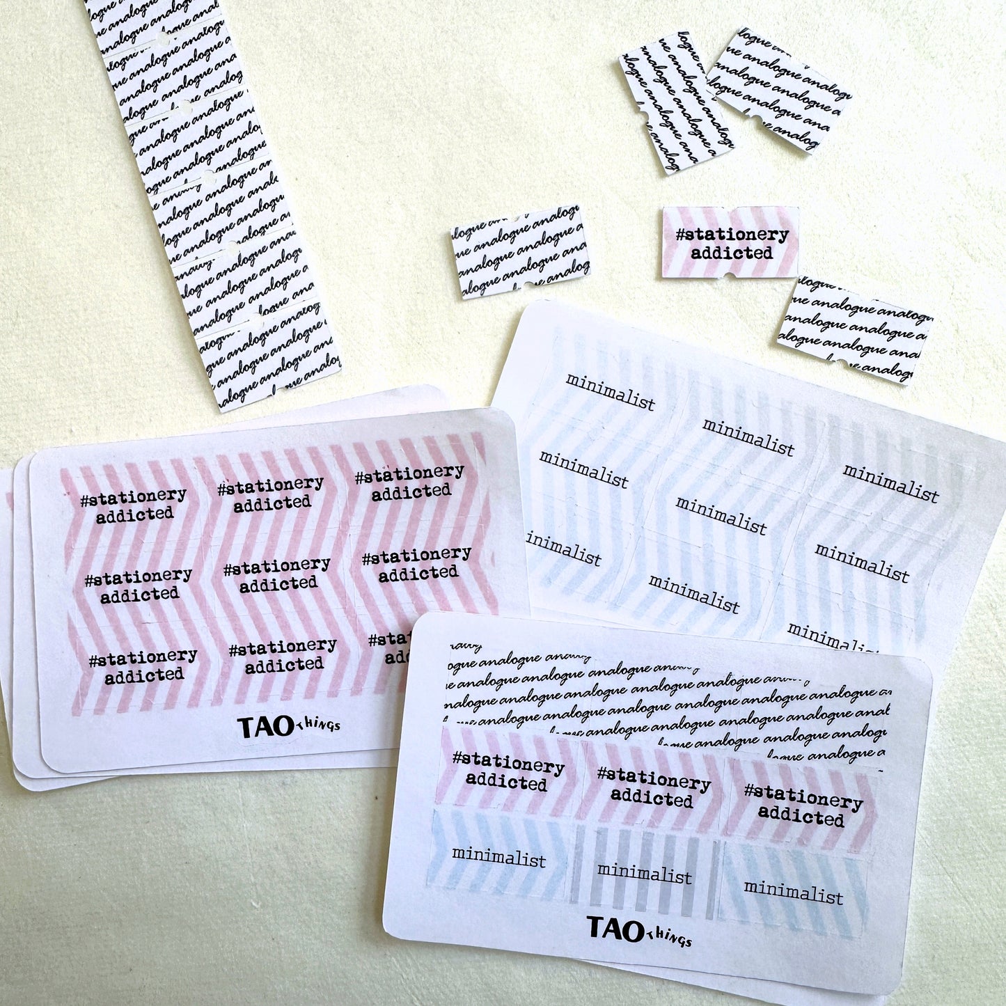 MINI-SIZE - sticker sheets by TAOthings Studio