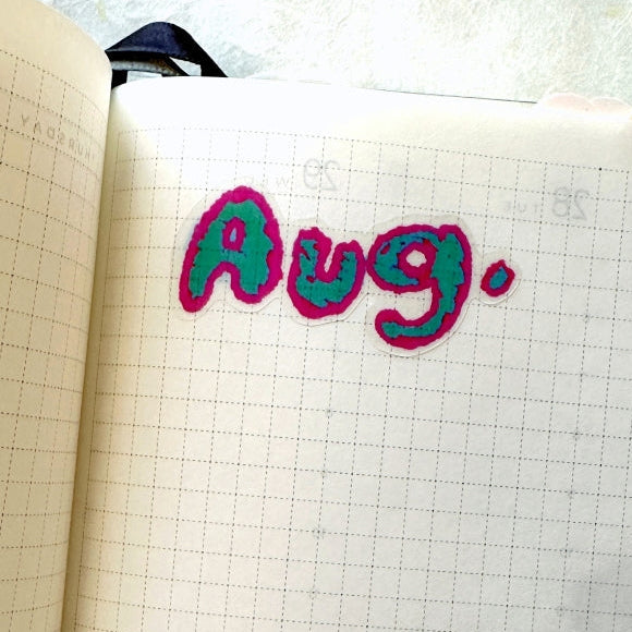 Messy Months - sticker sheets by TAOthings Studio