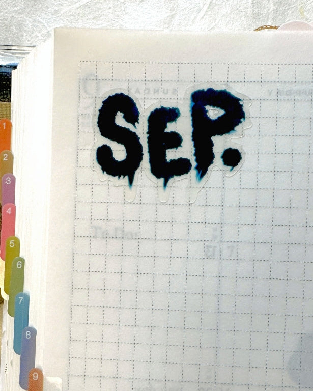 Messy Months - sticker sheets by TAOthings Studio