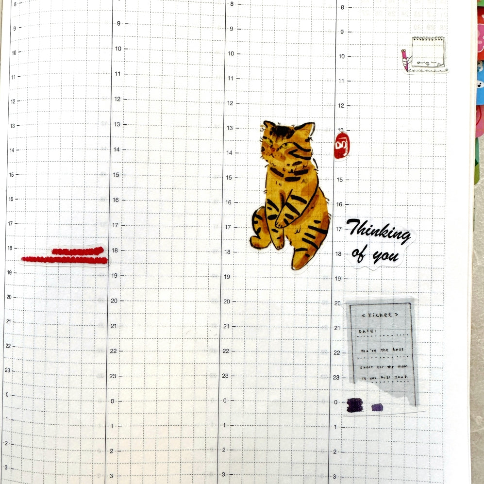 Messy Months - sticker sheets by TAOthings Studio