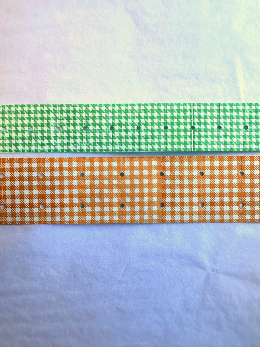 36Sublo - check pattern label sticker roll SAMPLES