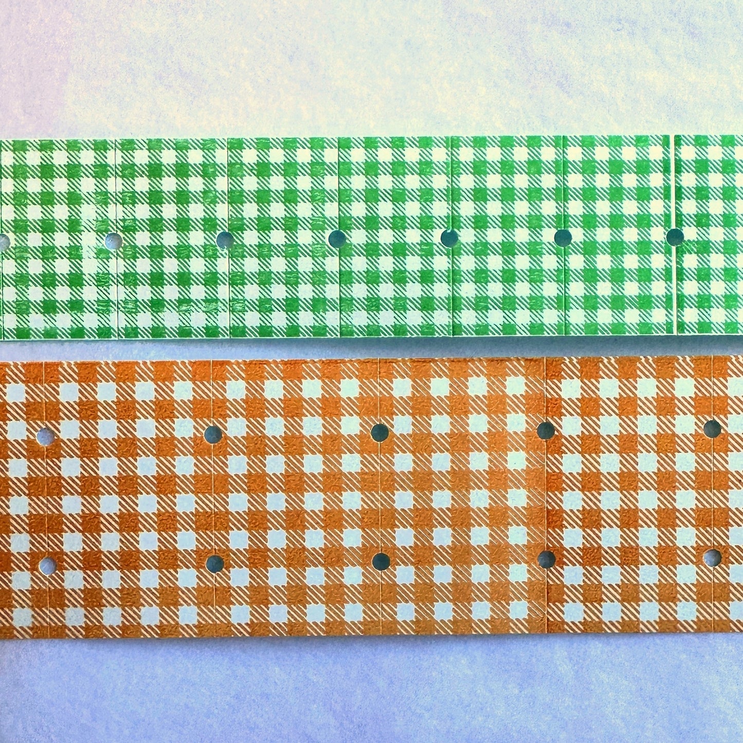 36Sublo - check pattern label sticker roll SAMPLES