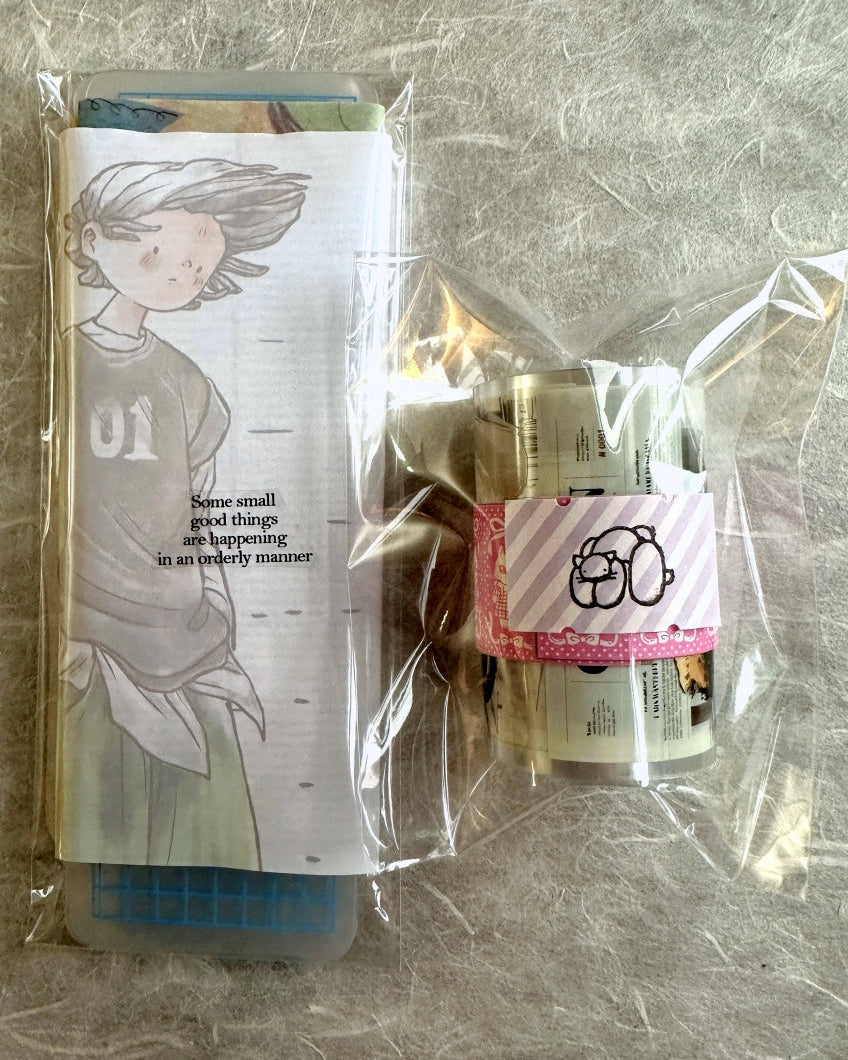 36Sublo - purple twill label sticker roll SAMPLES