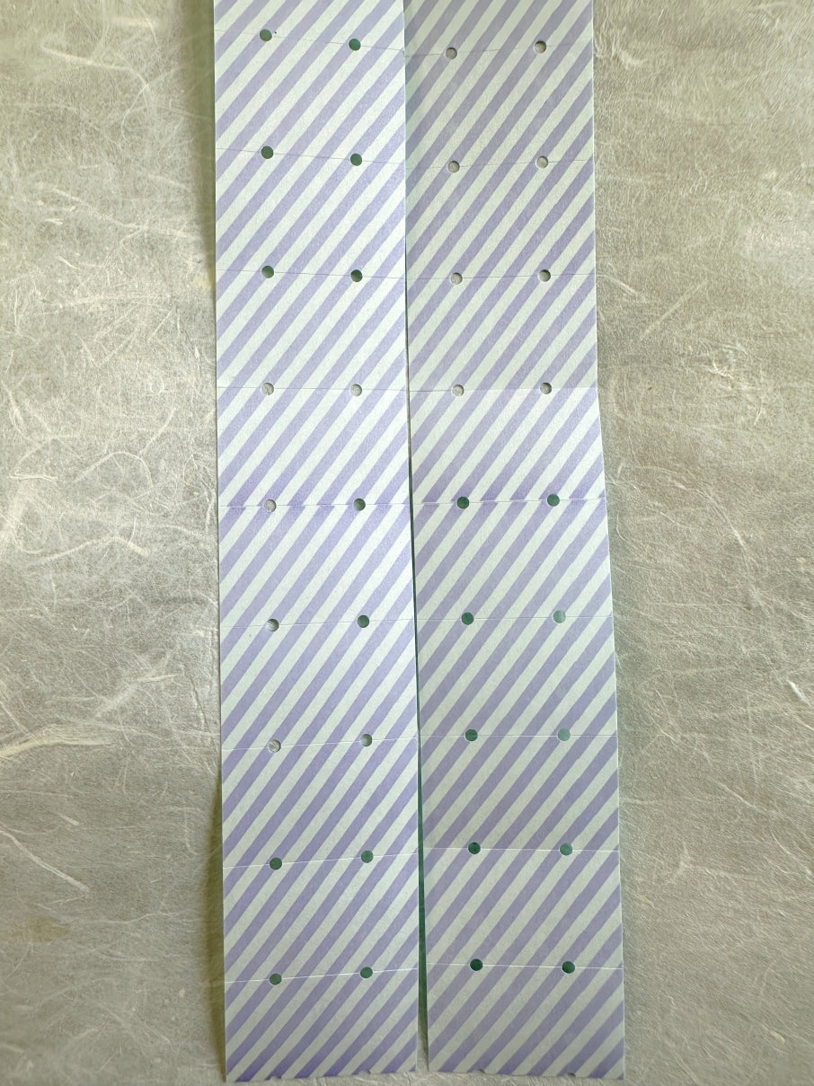 36Sublo - purple twill label sticker roll SAMPLES
