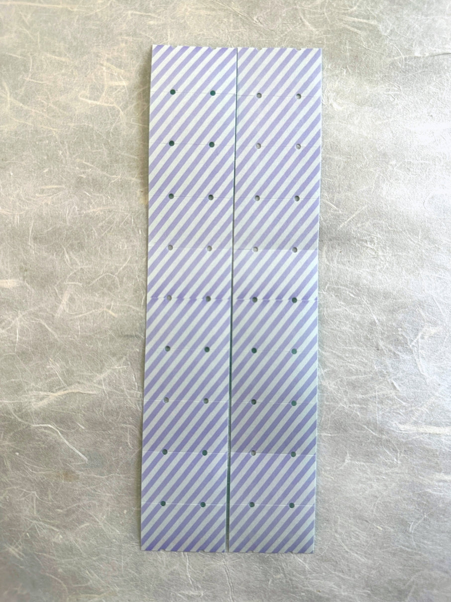 36Sublo - purple twill label sticker roll SAMPLES