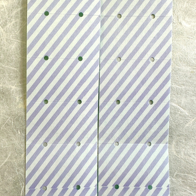 36Sublo - purple twill label sticker roll SAMPLES