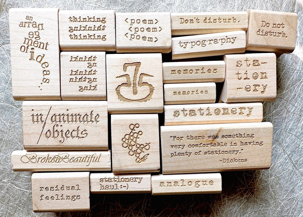 TAOthings Studio - An Arrangement of Ideas rubber stamp