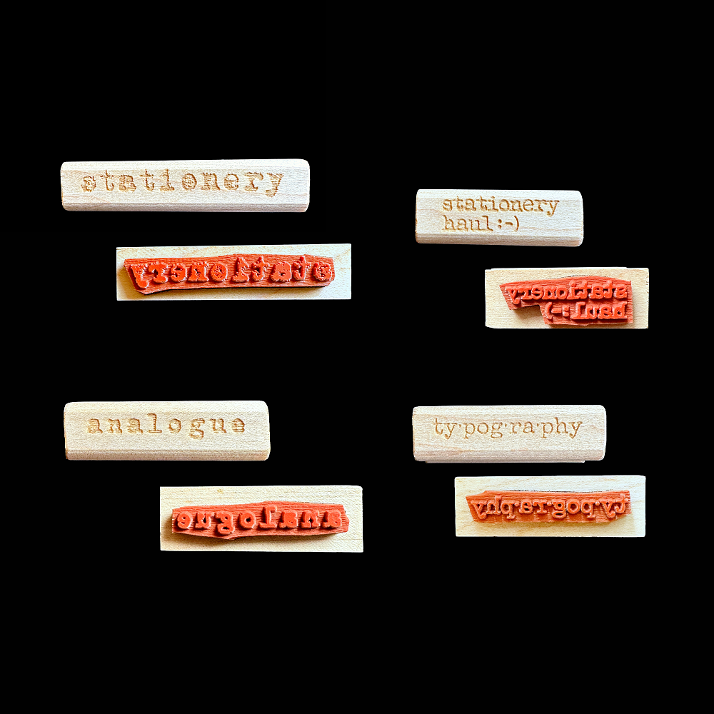 TAOthings Studio - Analogue rubber stamp