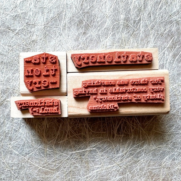 TAOthings Studio - Stationery (vintage typerwriter) rubber stamp