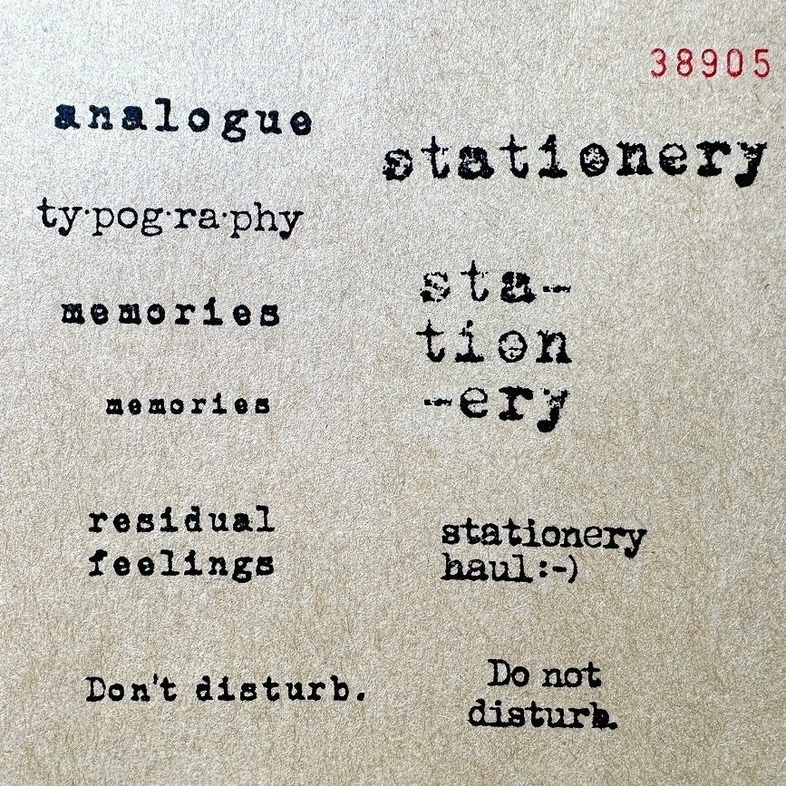 TAOthings Studio - Analogue rubber stamp
