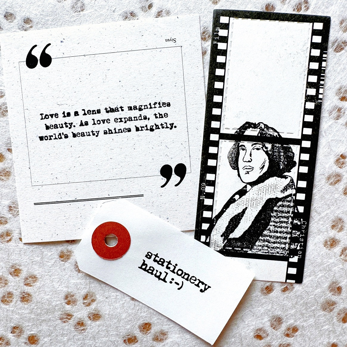 TAOthings Studio - "As love expands, the world's beauty shines brightly." rubber stamp