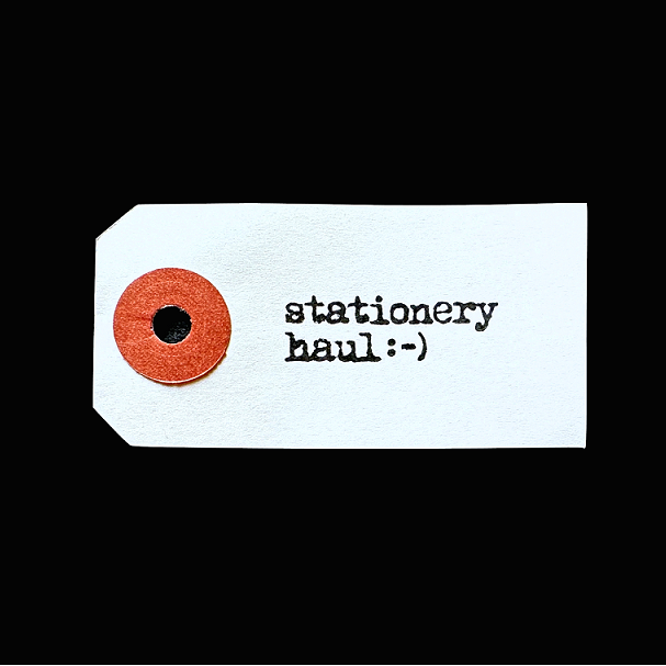 TAOthings Studio - Stationery Haul (smiley emoticon) rubber stamp