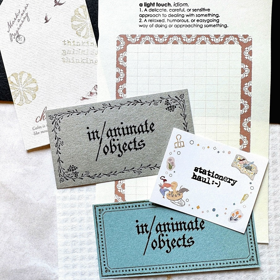 TAOthings Studio - Stationery Haul (smiley emoticon) rubber stamp