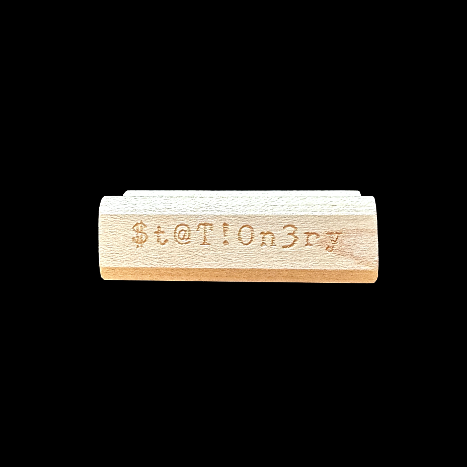TAOthings Studio - St@T!0n3ry rubber stamp