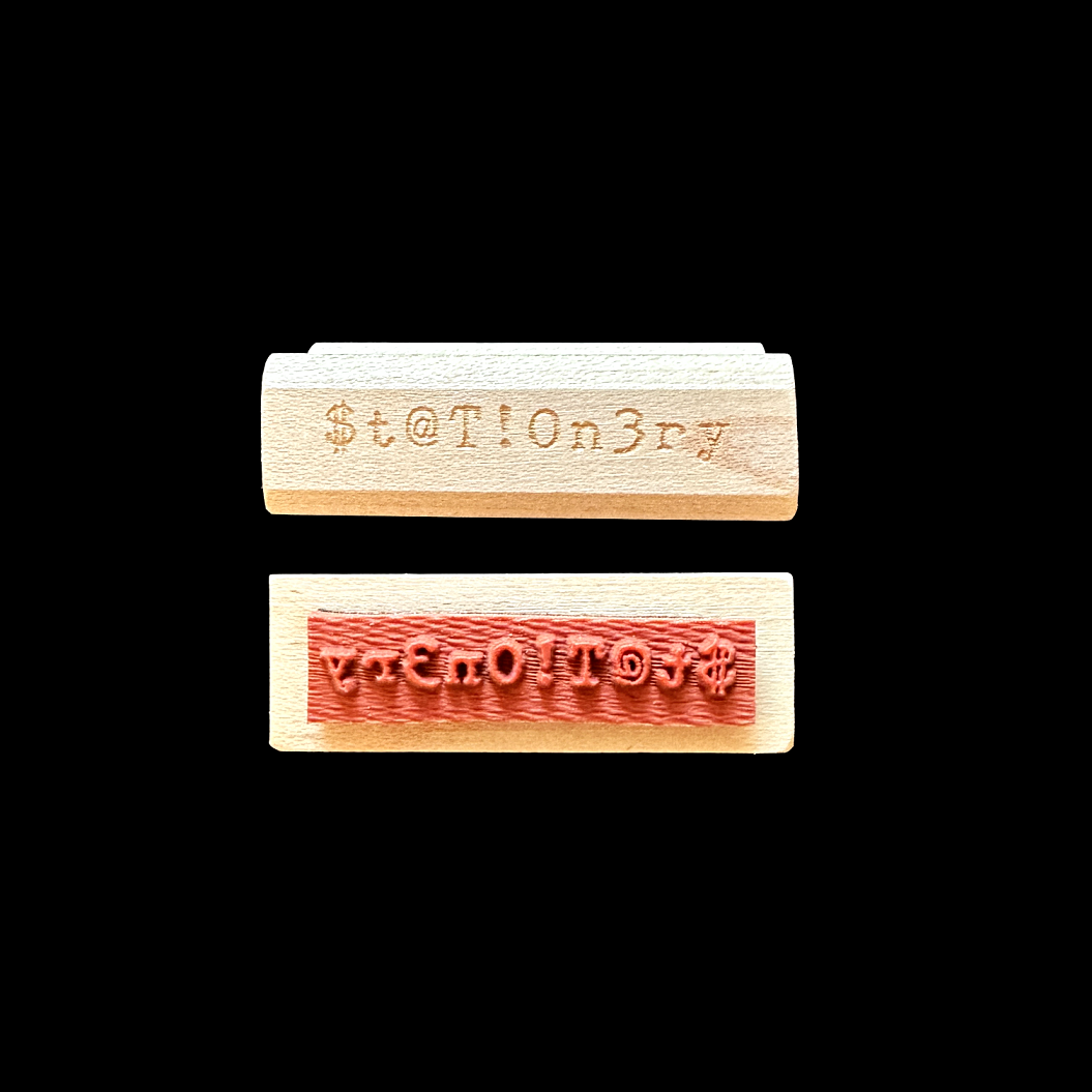 TAOthings Studio - St@T!0n3ry rubber stamp