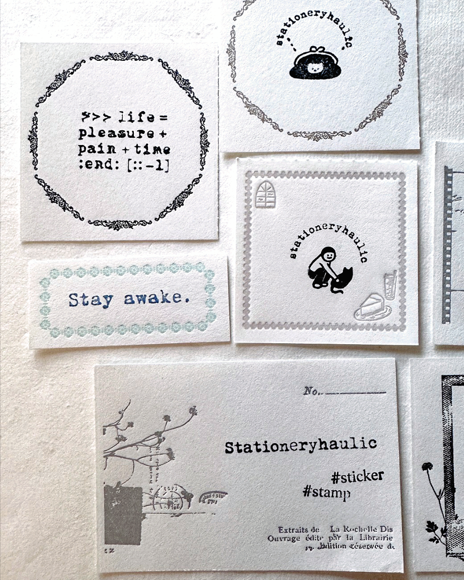 TAOthings Studio - Pythonesque & Equation of life rubber stamps