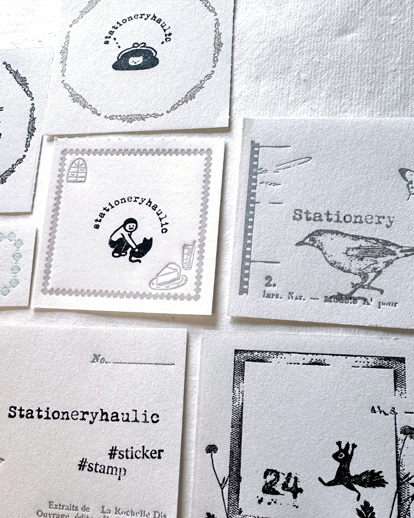 TAOthings Studio - Stationeryhaulic rubber stamps