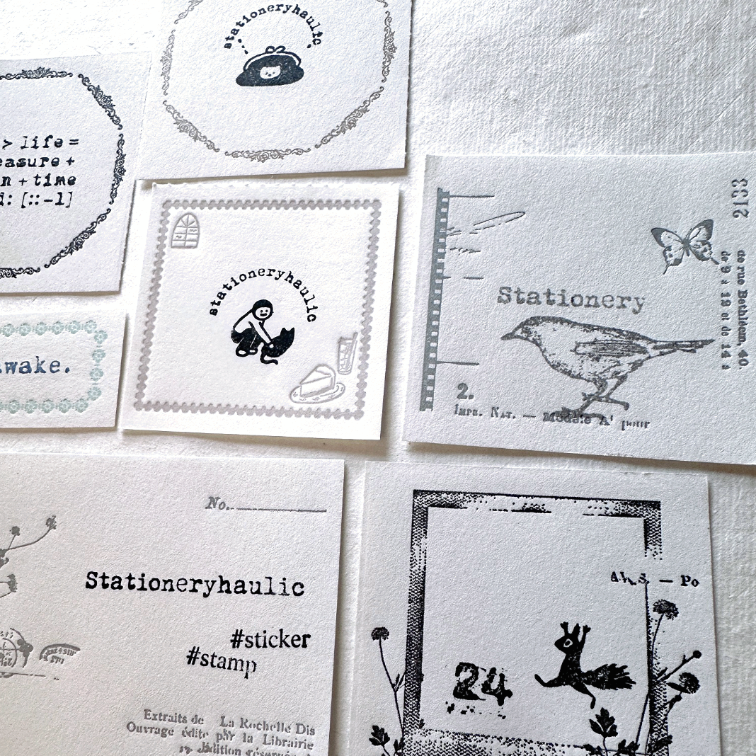 TAOthings Studio - Stationeryhaulic rubber stamps