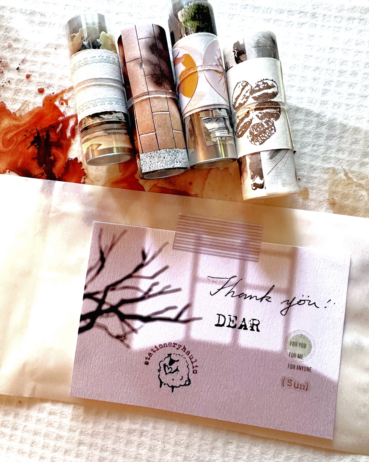 TAOthings Studio - Stationeryhaulic rubber stamps
