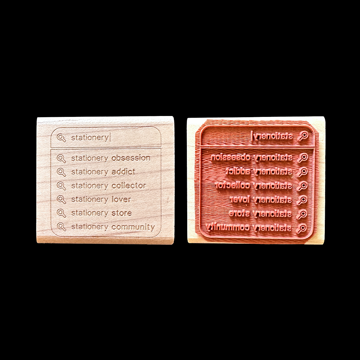 TAOthings Studio - Browser Search Bar rubber stamp