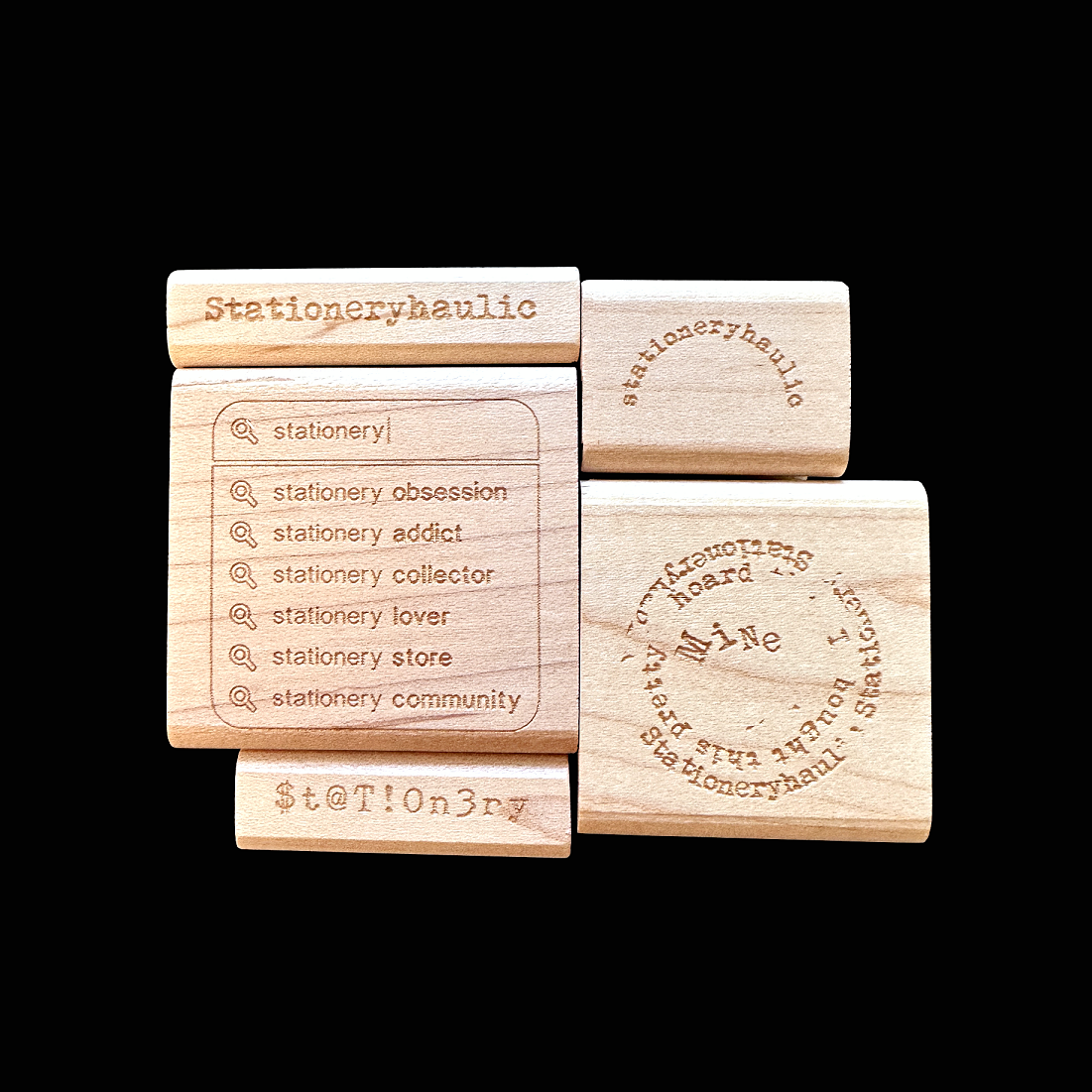 TAOthings Studio - St@T!0n3ry rubber stamp