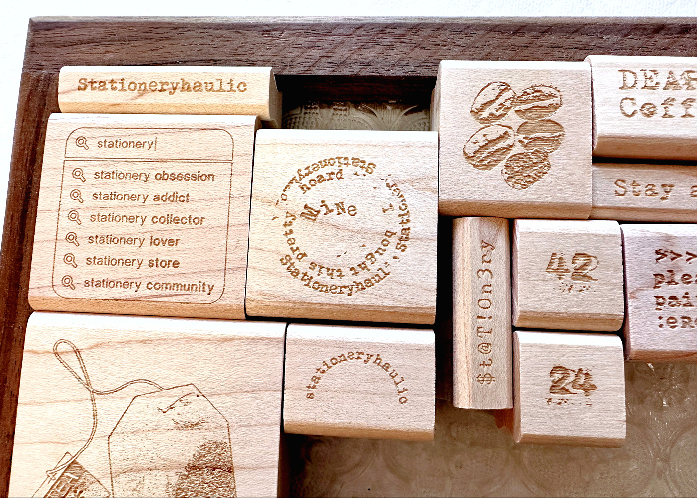 TAOthings Studio - Browser Search Bar rubber stamp
