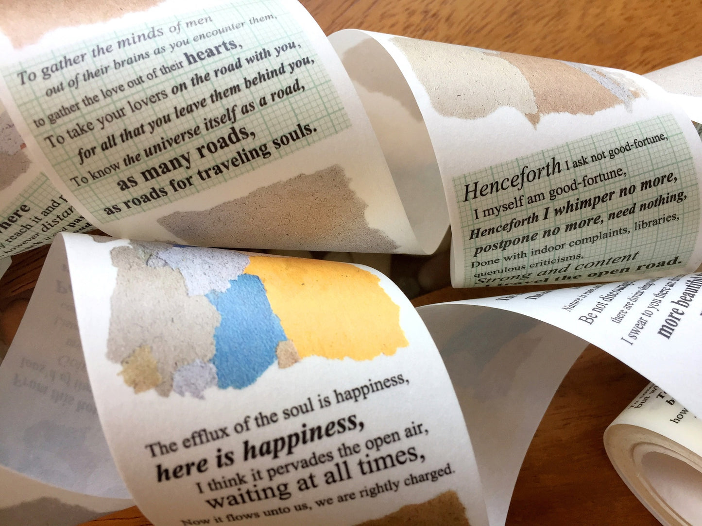 Asteroid B-610 - Paper Poems washi tape SAMPLES