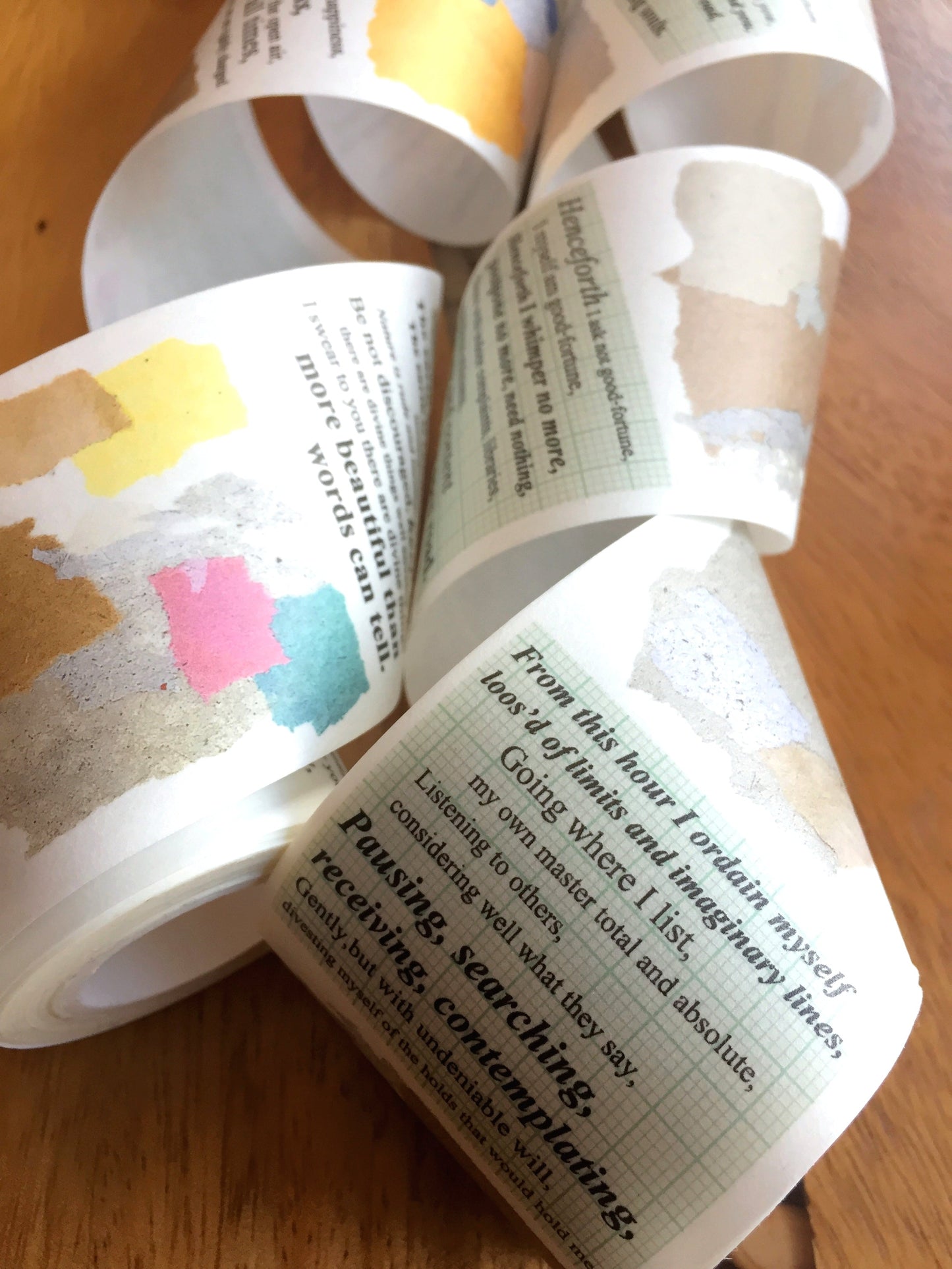 Asteroid B-610 - Paper Poems washi tape SAMPLES
