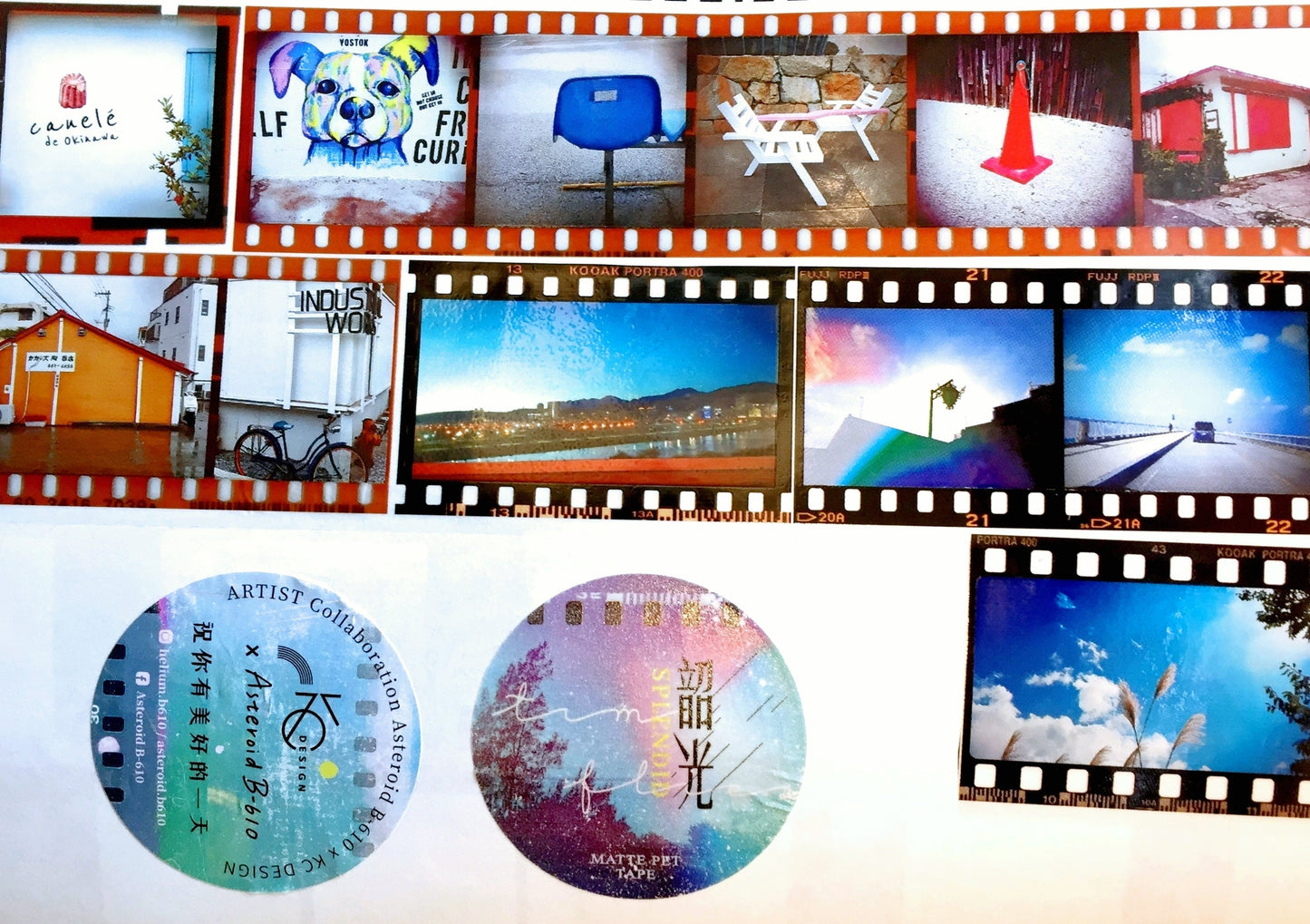 Asteroid B-610 - Splendid PET tape (4 cm x 200 cm) SAMPLES