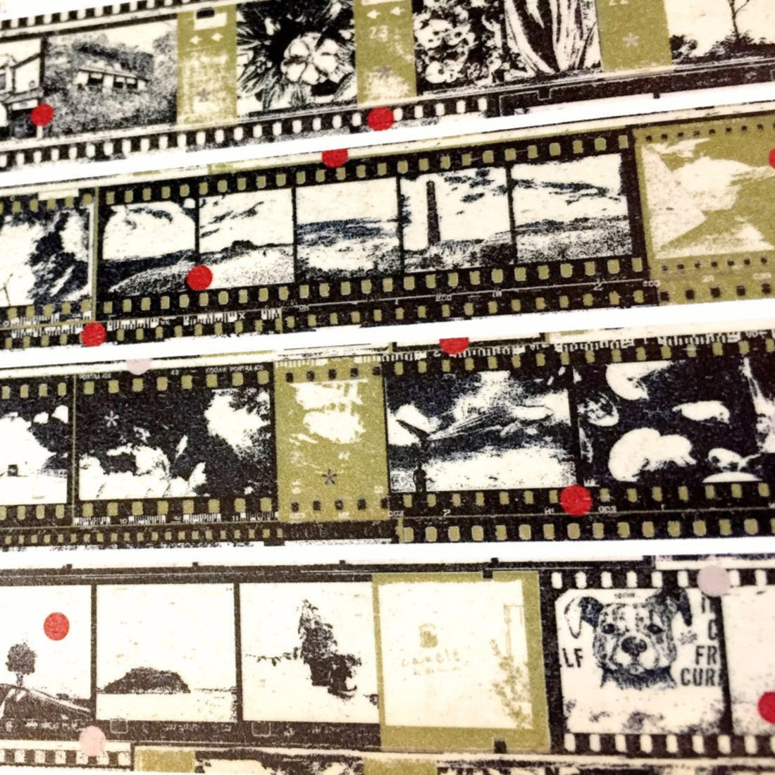 Asteroid B-610 - Fade Out washi tape SAMPLES