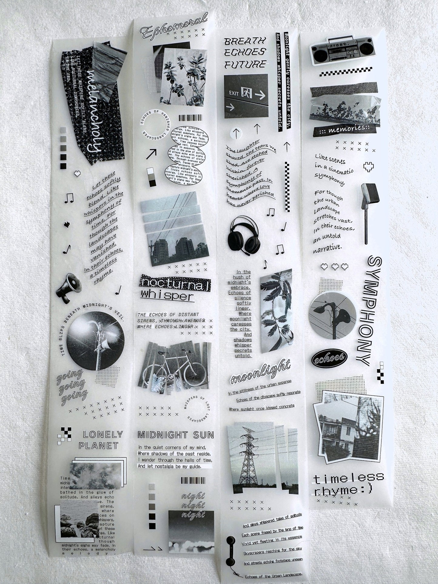 Asteroid B-610 - Memory Echo PET tape SAMPLES