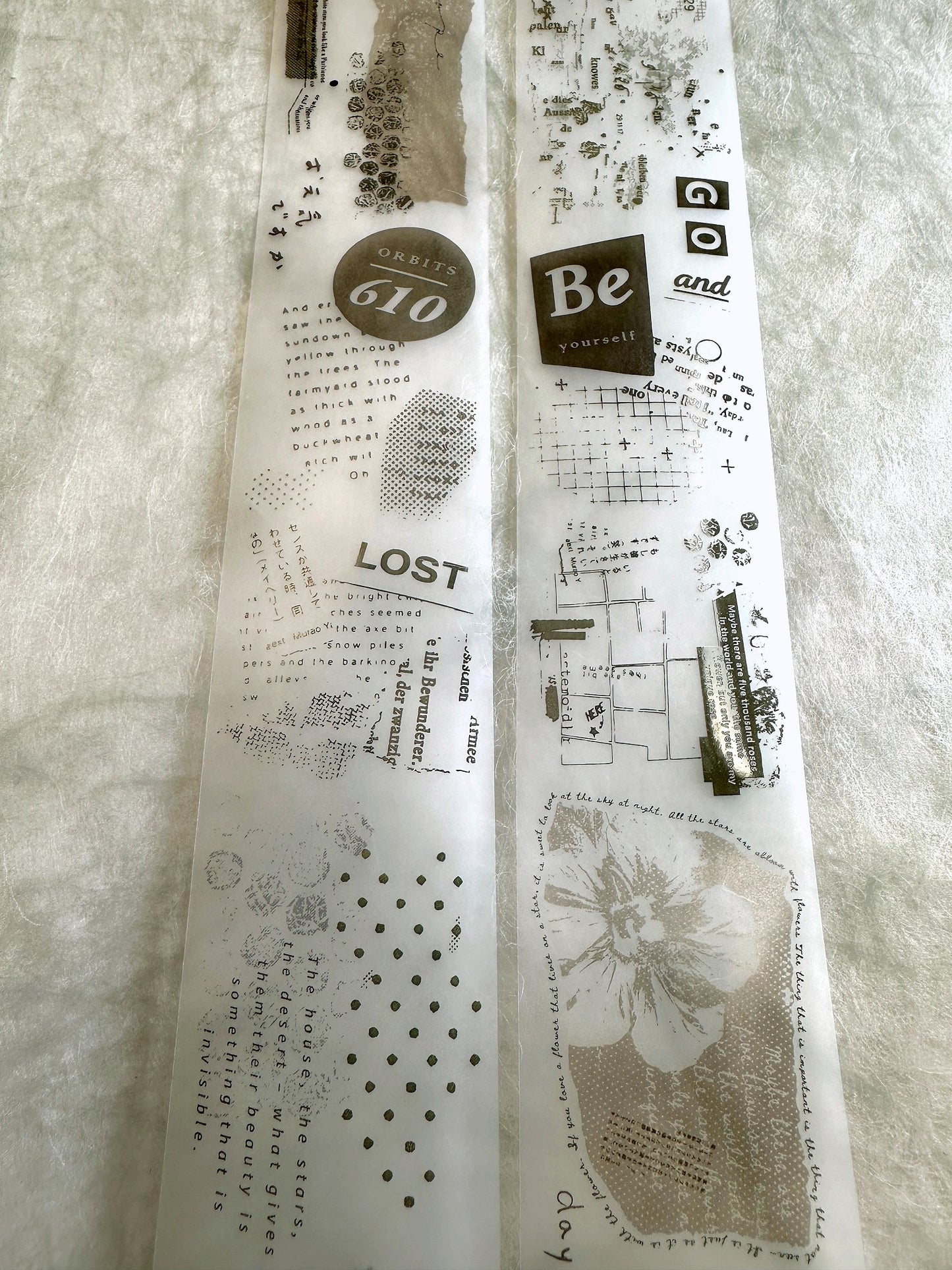 Asteroid B-610 - Snippets: Chapter 4 Ver. 2 PET tape (4.5 cm x 200 cm) SAMPLES