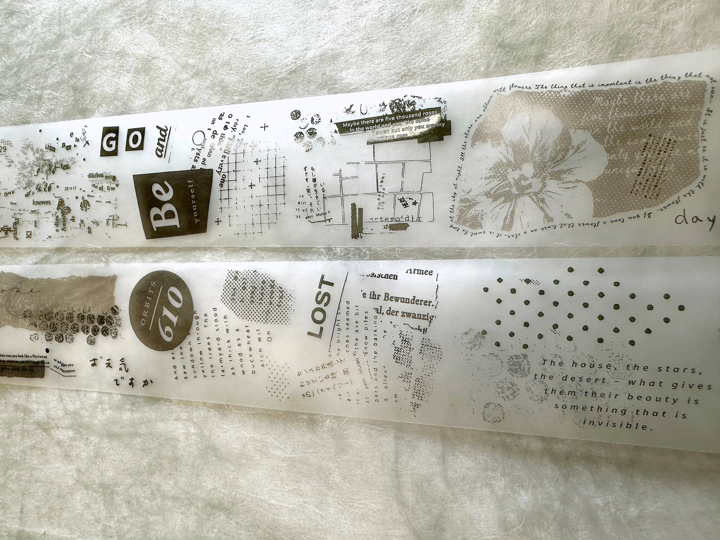 Asteroid B-610 - Snippets: Chapter 4 Ver. 2 PET tape (4.5 cm x 200 cm) SAMPLES