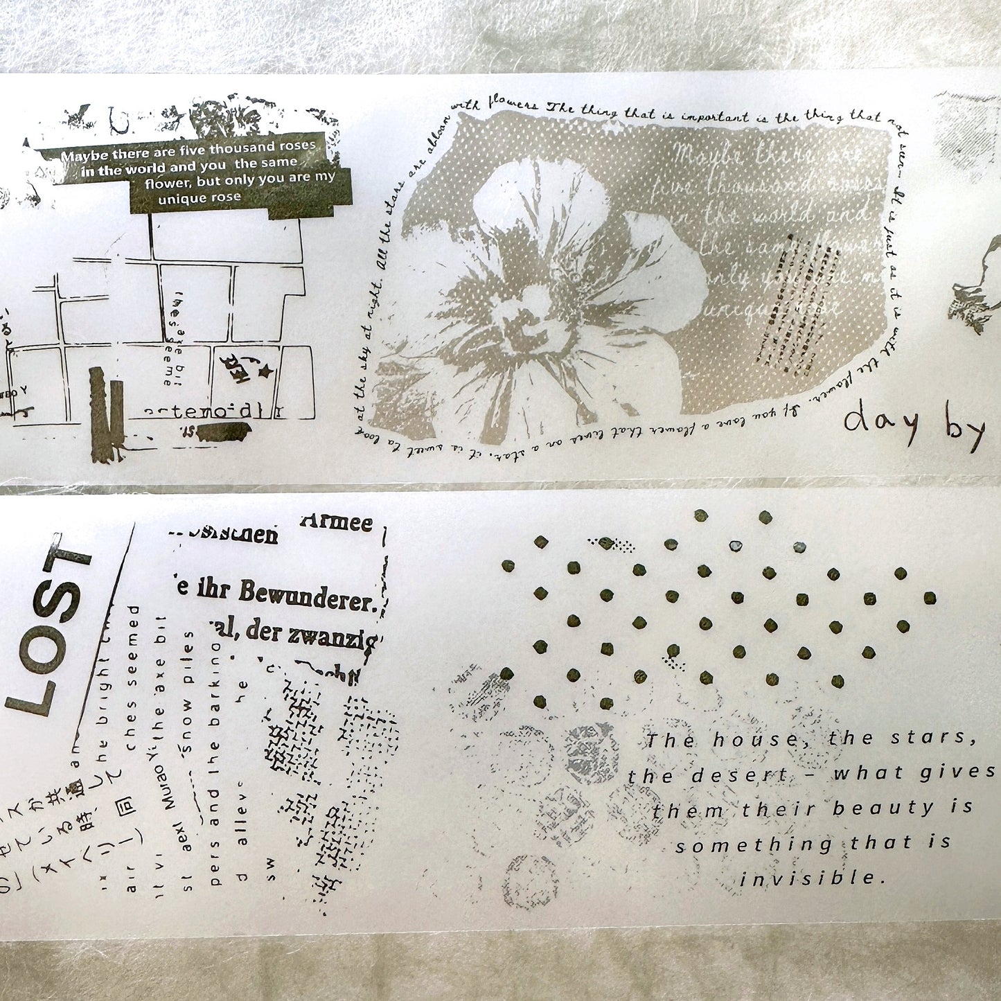 Asteroid B-610 - Snippets: Chapter 4 Ver. 2 PET tape (4.5 cm x 200 cm) SAMPLES