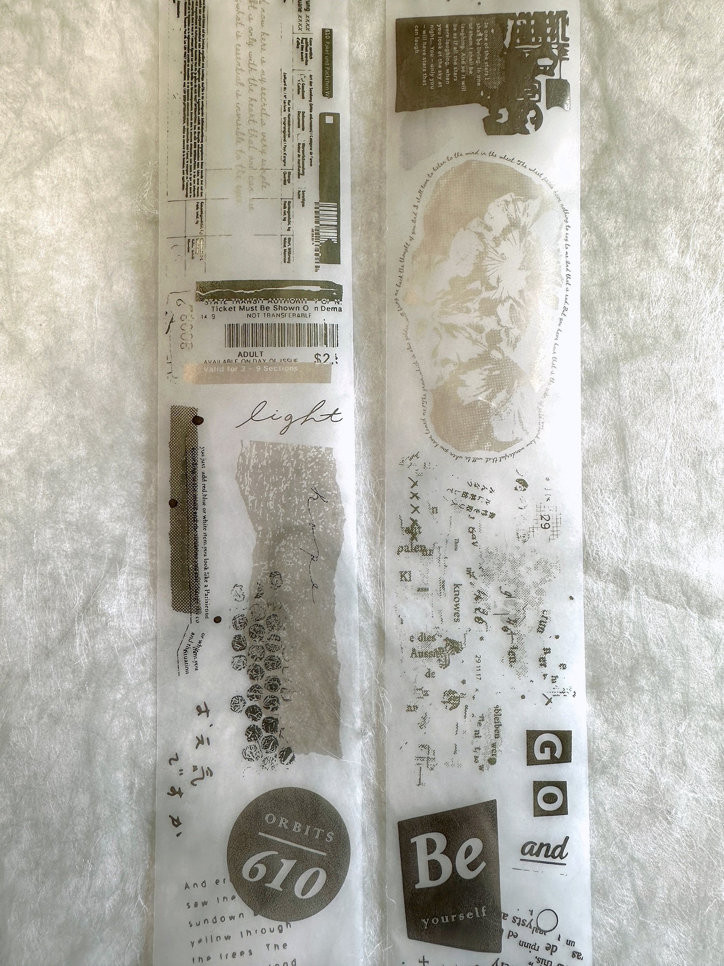 Asteroid B-610 - Snippets: Chapter 4 Ver. 2 PET tape (4.5 cm x 200 cm) SAMPLES