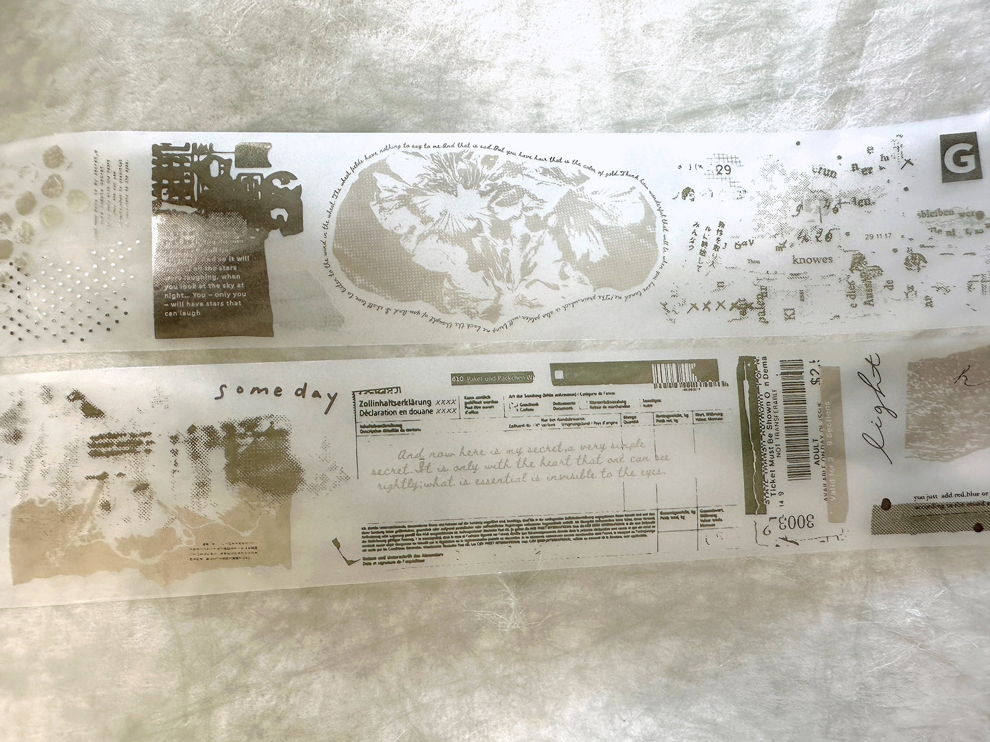Asteroid B-610 - Snippets: Chapter 4 Ver. 2 PET tape (4.5 cm x 200 cm) SAMPLES