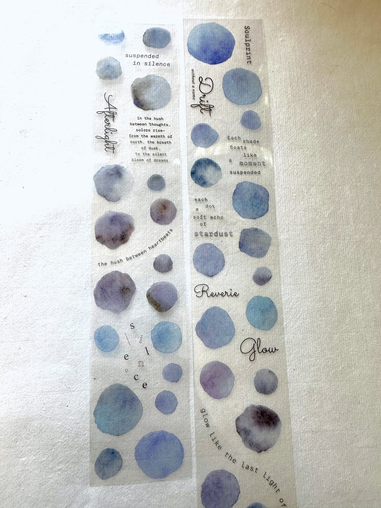 Asteroid B-610 - Dreamdust & Memory Haze PET tape SAMPLES