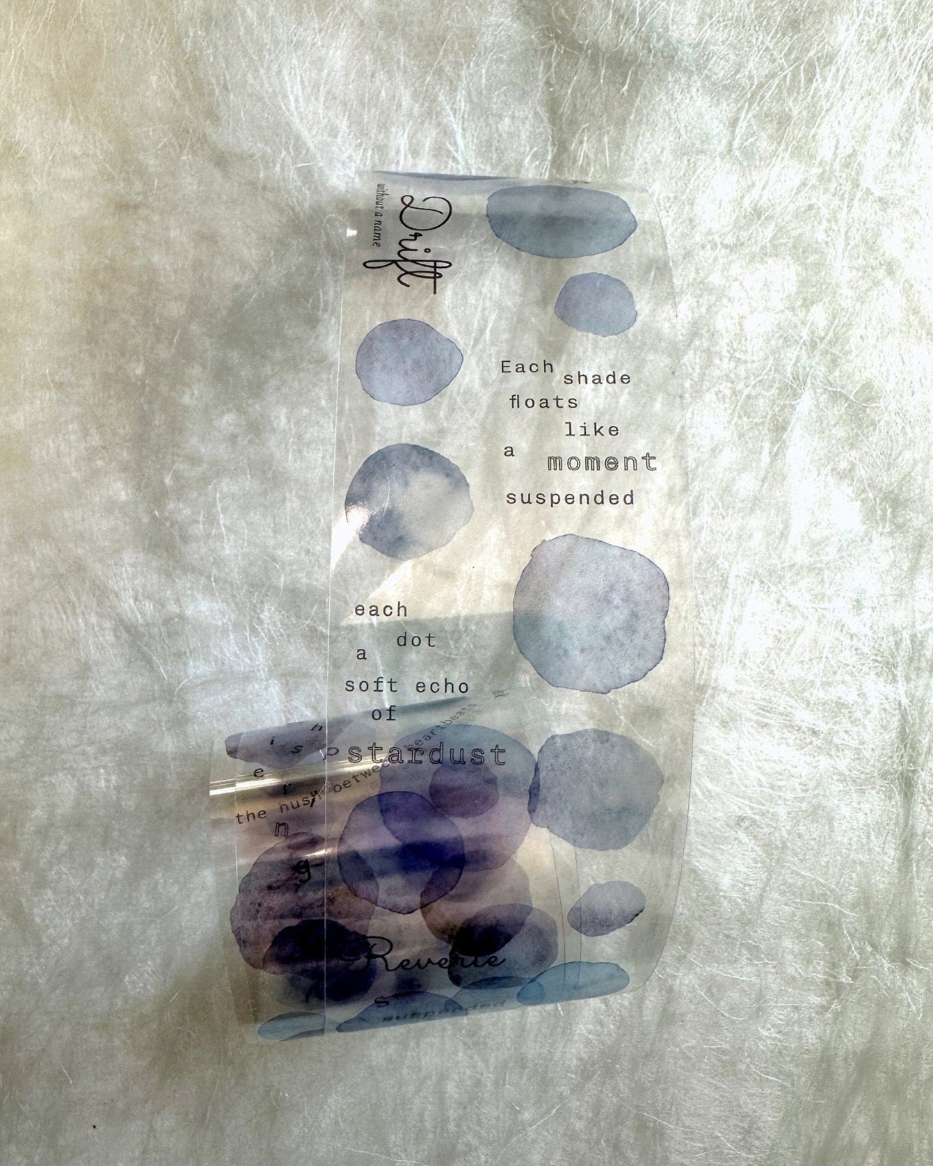 Asteroid B-610 - Dreamdust & Memory Haze PET tape SAMPLES